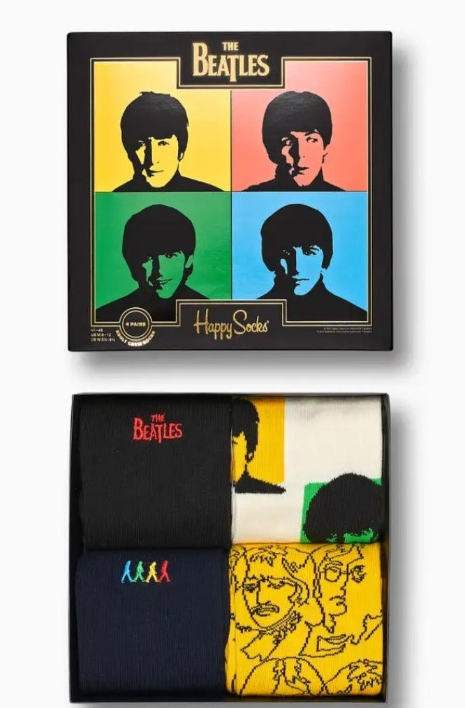 Happy Socks Beatles 4 Pack Sock Gift Set