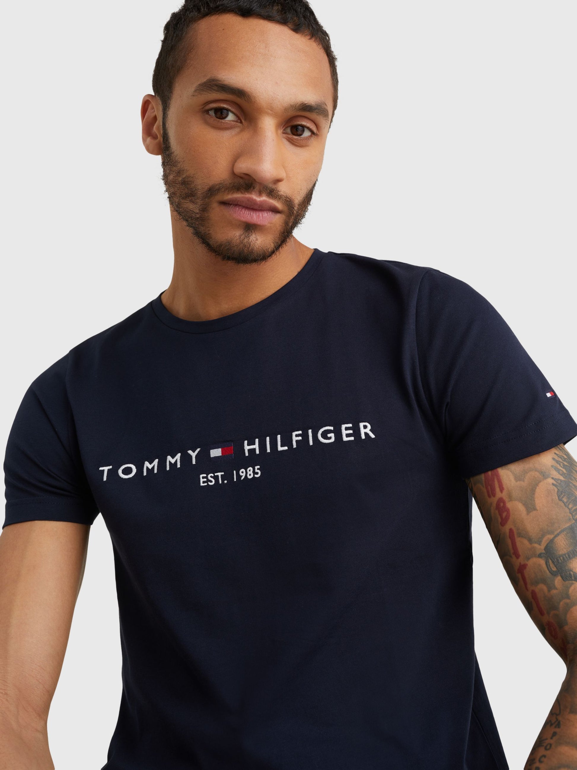 Tommy Hilfiger Core Tommy Logo Tee Desert Sky