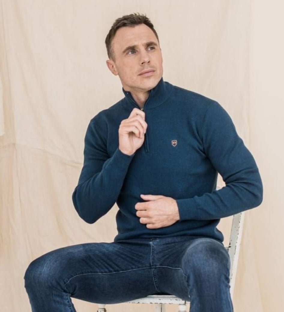XV Kings Unione Quarter Zip Jumper - Matt O'Brien Fashions